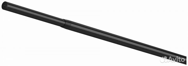 Карниз ikea,racka, 210-385 см, черный +белый торг