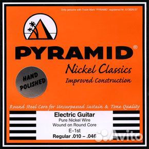 P454 Studio Masters Комплект струн для электрогитары, никель, 12-54, Pyramid