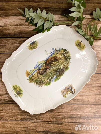 Поднос 40 см Охота Бнрнадотт