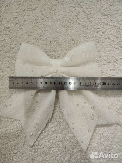 Бант новогодний