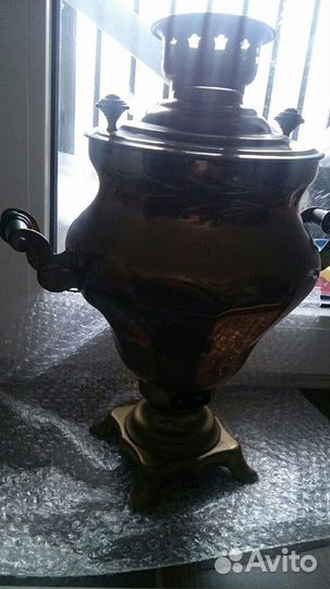 Самовар электрический, латунь