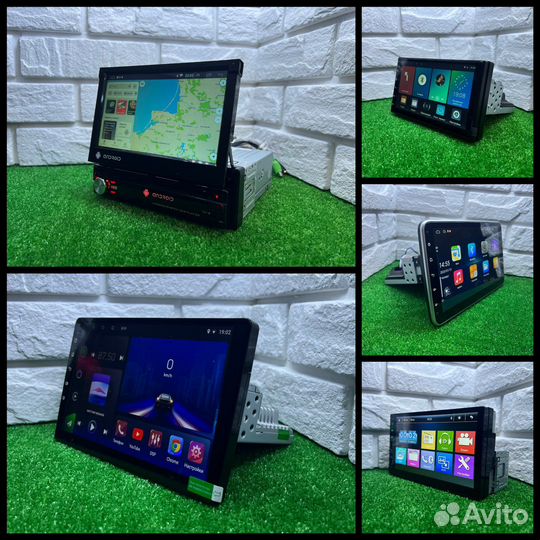 Магнитола 1DIN с экраном holi auto