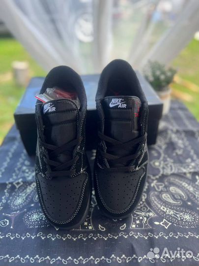 Travis Scott Nike Air Jordan 1 Low Black Phantom