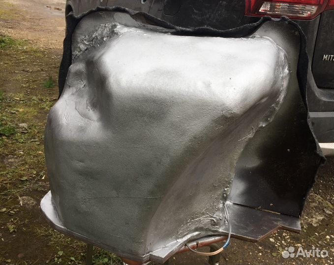 Короб стелс для сабвуфера в Lancer X