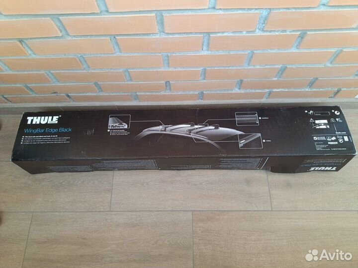 Багажник на крышу thule wingbar edge 9596B (черн.)