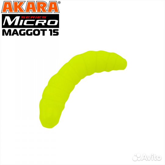 Силикон Akara Mikro Maggot 15 mm (40 шт.)