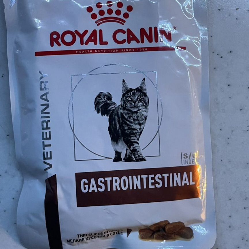 Корм для кошек royal canin gastrointestinal паучи