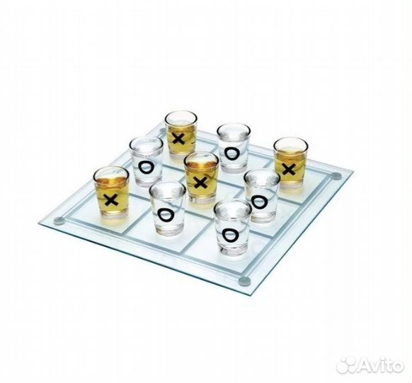 Сувенирный набор Крестики-нолики с рюмками