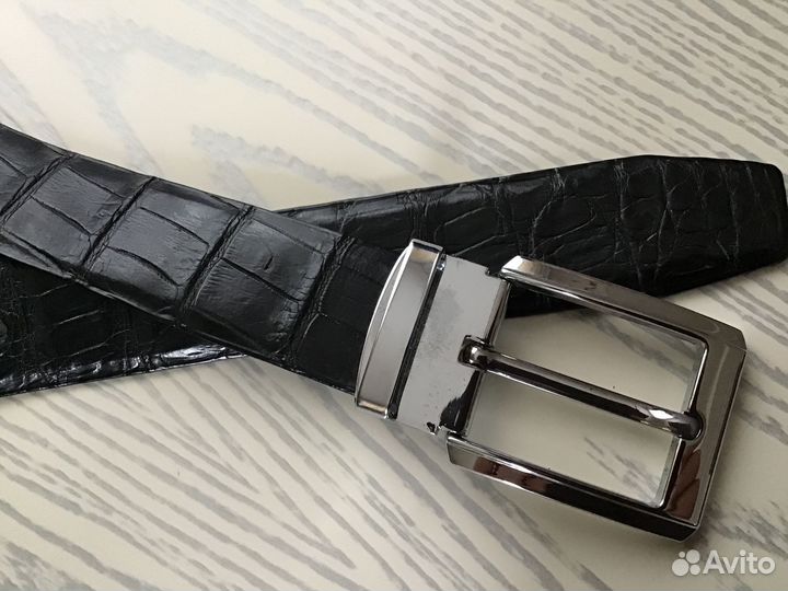 Мужской кожаный ремень