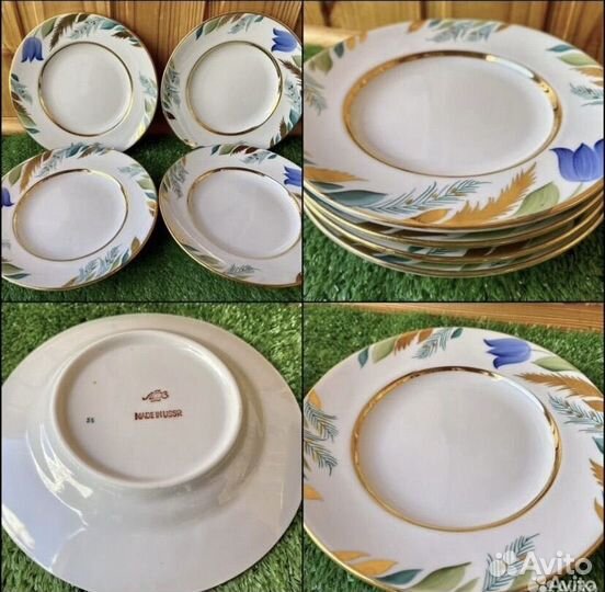 Фарфор СССР Тарелки Салатники Дулево Англия Польша