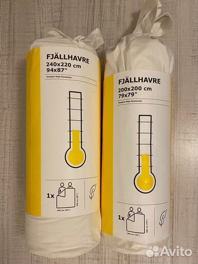 Одеяло пуховое fjallhavre IKEA 150/200 и 200/200