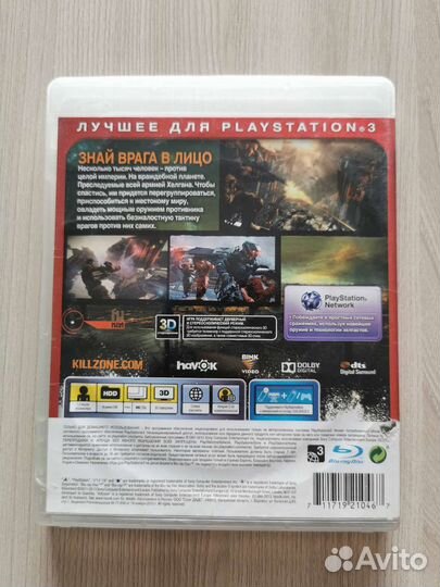 Игра killzone 3 для playstation 3
