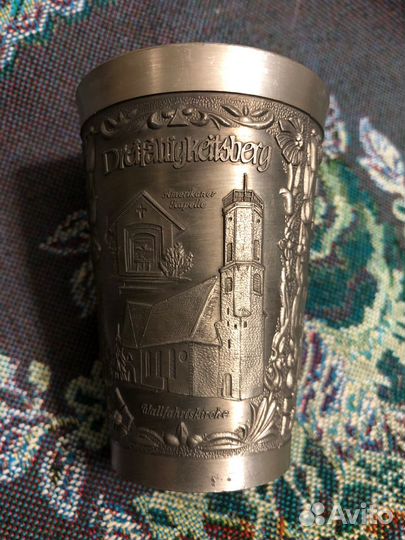 Стакан № 7. Старинный оловянный стакан