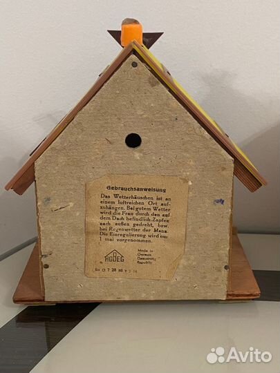 Старинный немецкий барометр