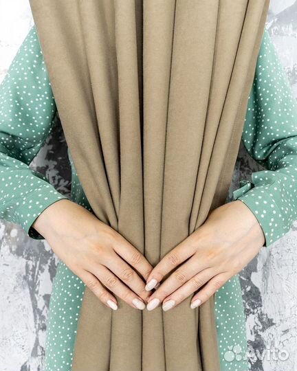 Шторы канвас Эдем песочный новые пошив