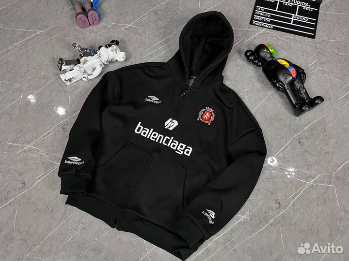 Зип Худи Balenciaga чёрный