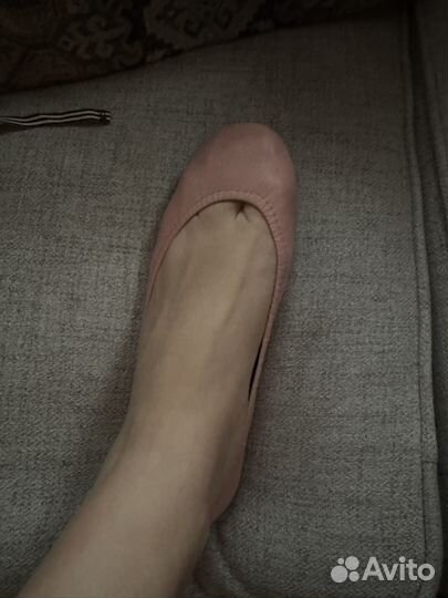 Балетки натуральная кожа 38