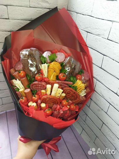 Мясной колбасный букет