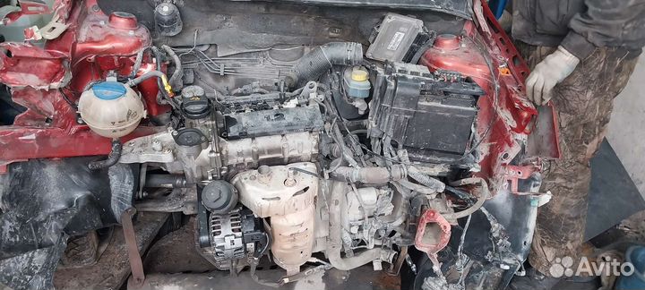 Коса двигателя шкода фабия 1.2 BZG МКПП