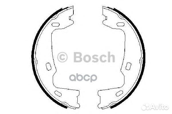 Колодки торм.бараб.ручн.торм.160x25 0986487214