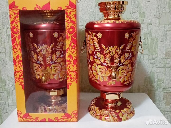 Самовар сувенирный (упаковка, жесть)