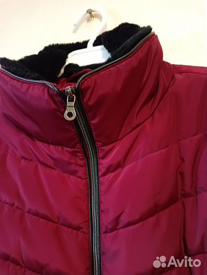 Бордовая куртка демисезонная 48-50 р