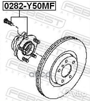 Ступица колеса перед прав/лев 0282Y50MF Febest