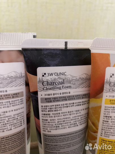 Корейские пенки для умывания 3W Clinic, 100 мл