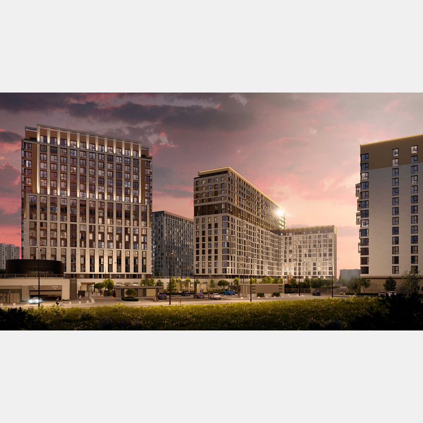 2-к. квартира, 57,8 м², 17/18 эт.