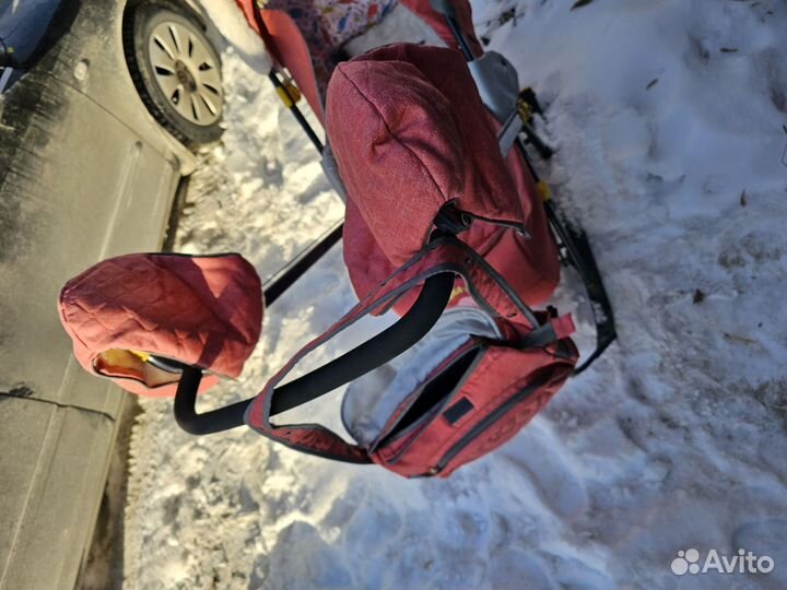 Детские санки коляска ника