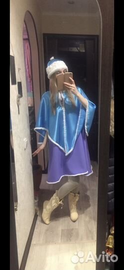 Новогодний костюм снегурочки