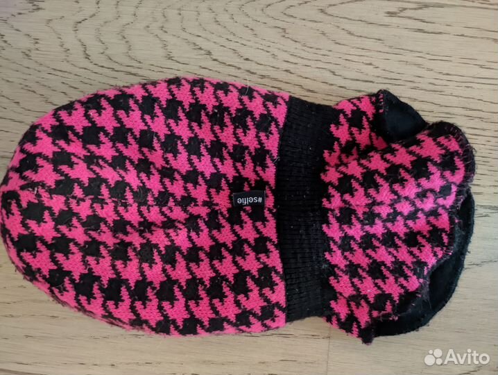 Шапка-шлем для девочки, размер 48-50