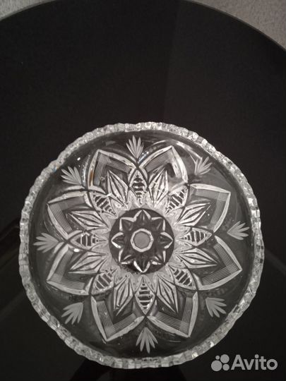 Хрустальная конфетница СССР