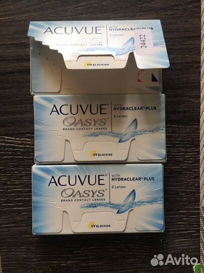 Линзы контактные acuvue oasys двухнедельные 8.4