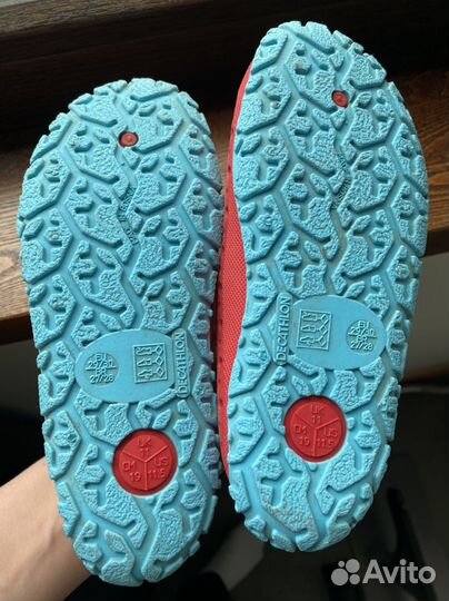 Аквашузы тапочки для лета и бассейна 19 см р.29/30