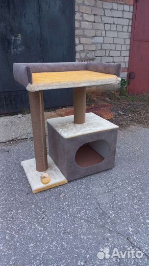 Домик для кошки (мейн-куна )с когтеточкой