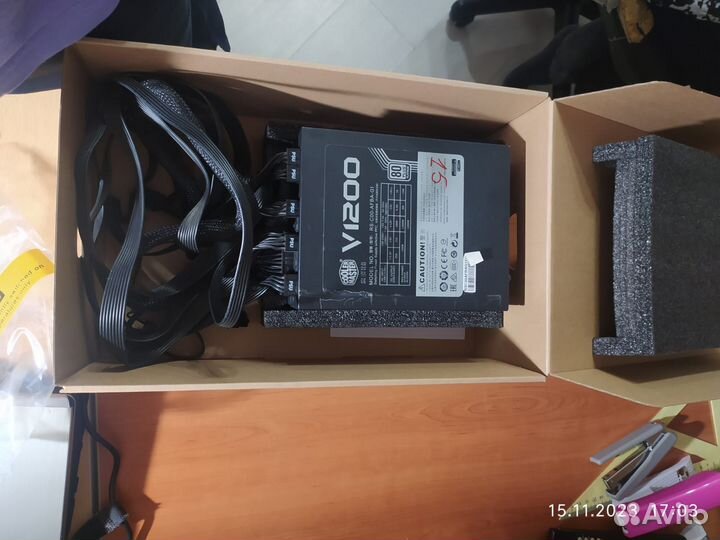 Блок питания Cooler Master V1200 Platinum 1200W