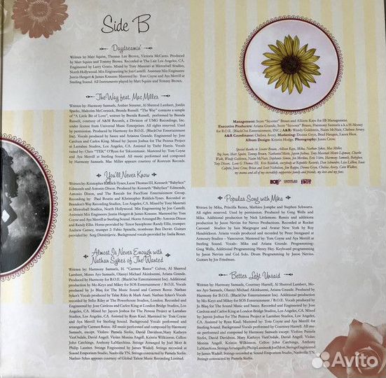 Виниловая пластинка Grande, Ariana, Yours Truly