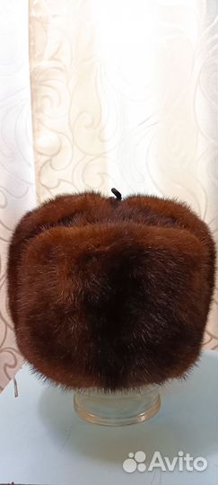 Норковая шапка мужская обманка