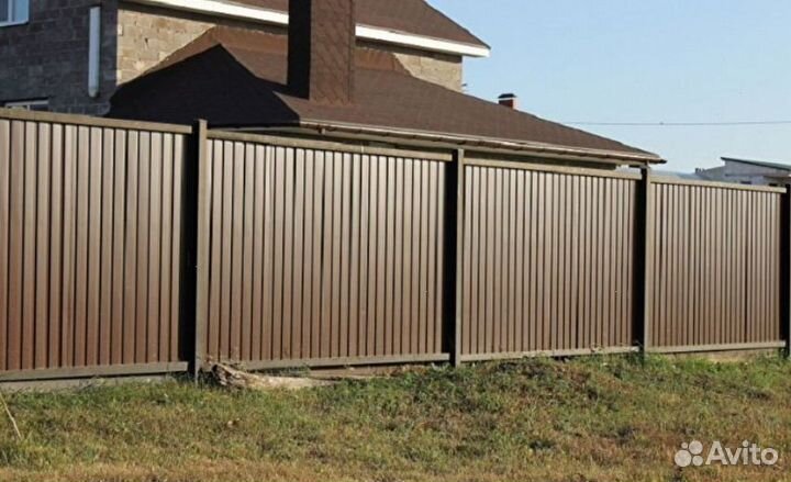 Забор металлический профессионально качественно