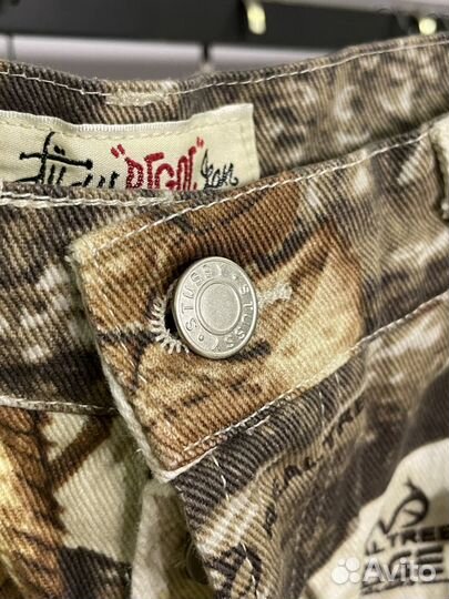 Штаны для рыбалки батины коллаб RealTree x Stussy