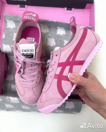 Кеды Onitsuka Tiger x Patou Mexico 66 розовые