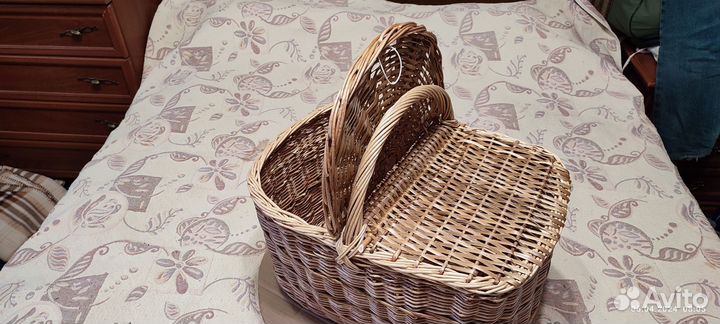 Корзина плетеная большая