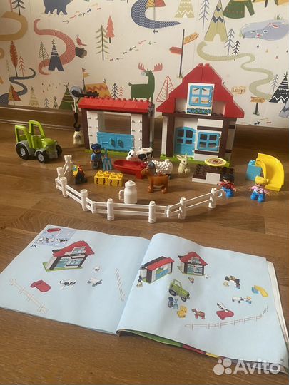 Lego duplo 10869 день на ферме