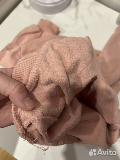 Кофта с начесом 80-86