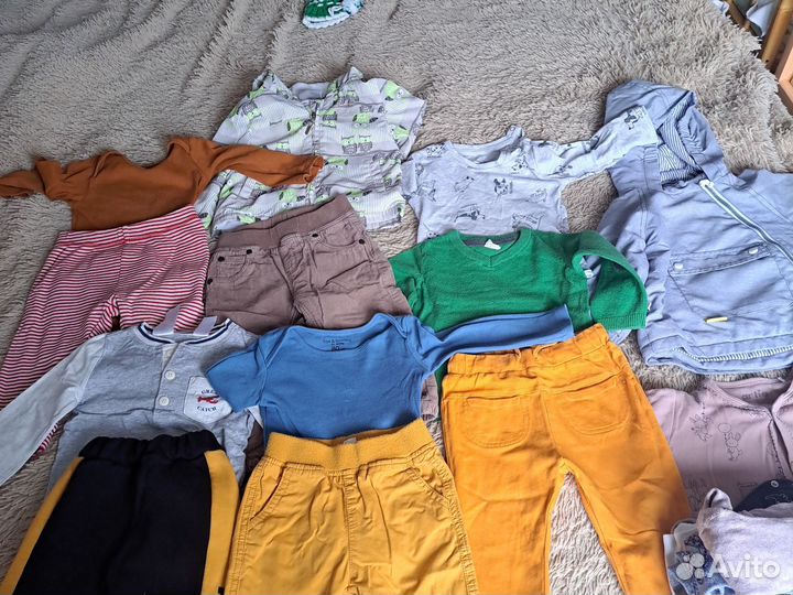 Детские вещи пакетом на мальчика 80