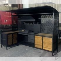 Мангал с крышей от производителя