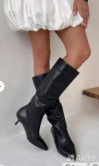 Сапоги Bossy girl натур кожа новые