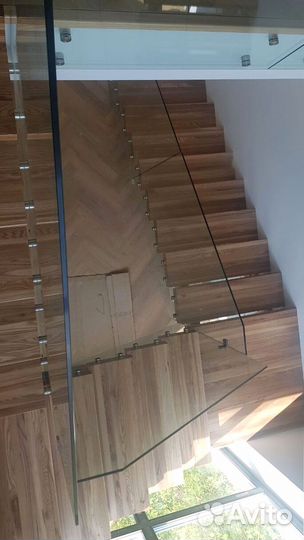 Стеклянные перила, оргаждения