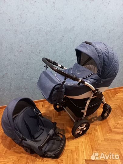 Коляска индиго камила 2 в 1